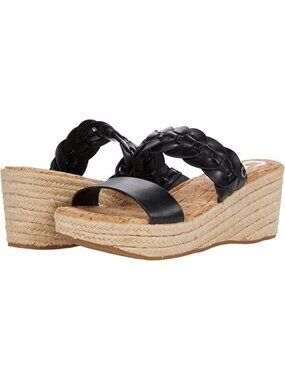 Circus by Sam Edelman Women's Remy Espadrille Wedge Sandals Black Size 8